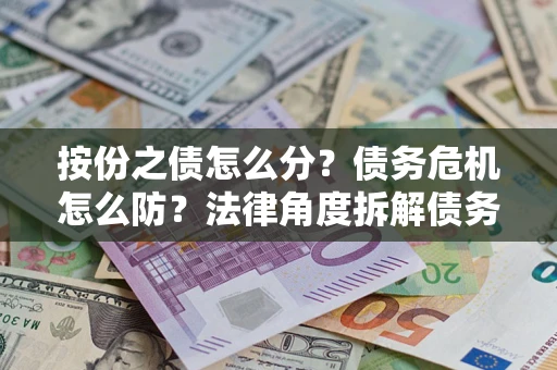 济南按份之债怎么分？债务危机怎么防？法律角度拆解债务分配与风险自保指南