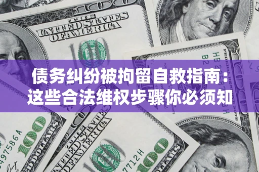 济南债务纠纷被拘留自救指南：这些合法维权步骤你必须知道！