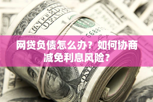济南网贷负债怎么办？如何协商减免利息风险？