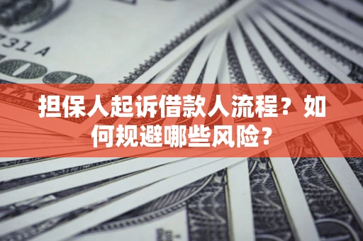 济南担保人起诉借款人流程？如何规避哪些风险？