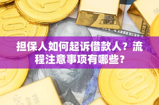 济南担保人如何起诉借款人？流程注意事项有哪些？